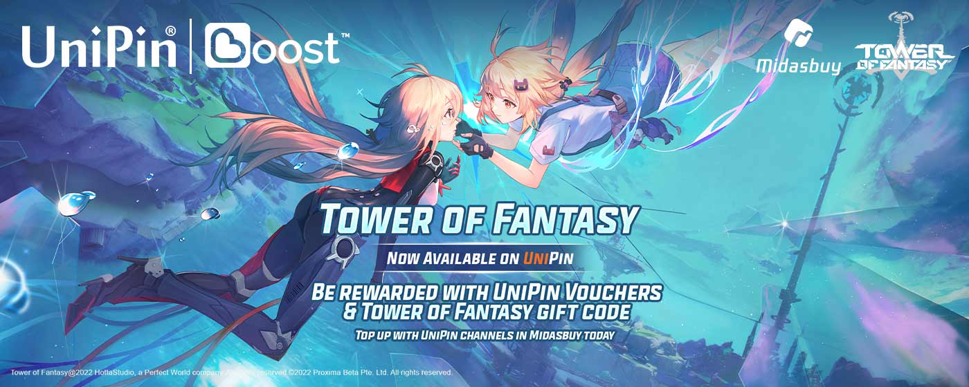 Tower of Fantasy-Overloaded Rewards Event in UniPin! (MY)